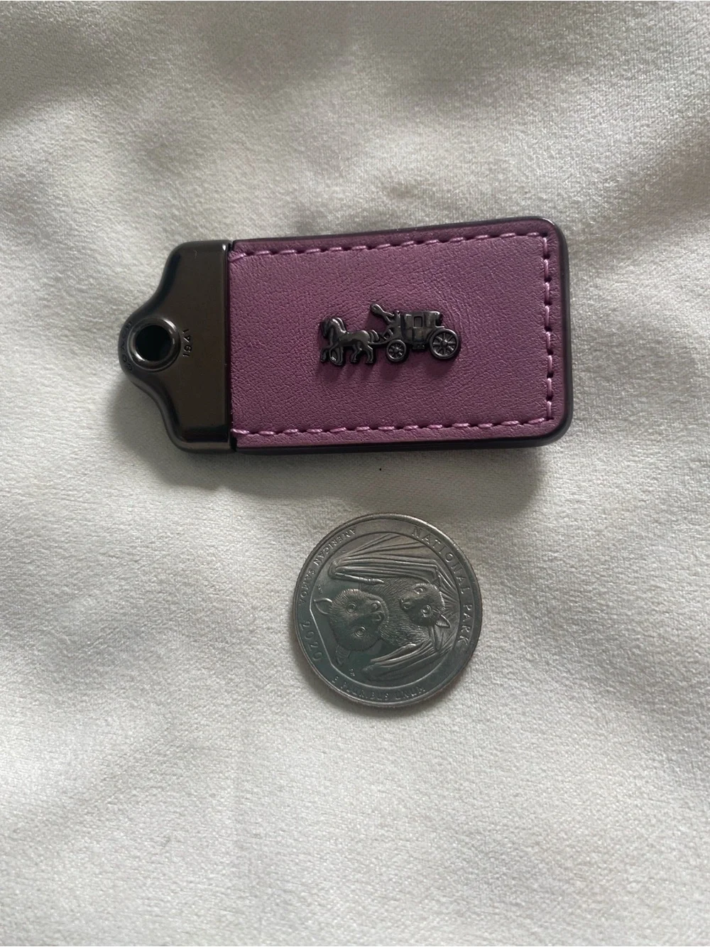 Coach 1941 Pink Hangtag Gunmetal Hardware Glovetanned Leather